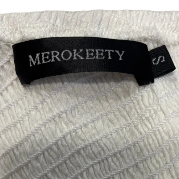 Off The Shoulder Dress Cottagecore Summer Romance Sexy Goddess White Size Small - Picture 7 of 14